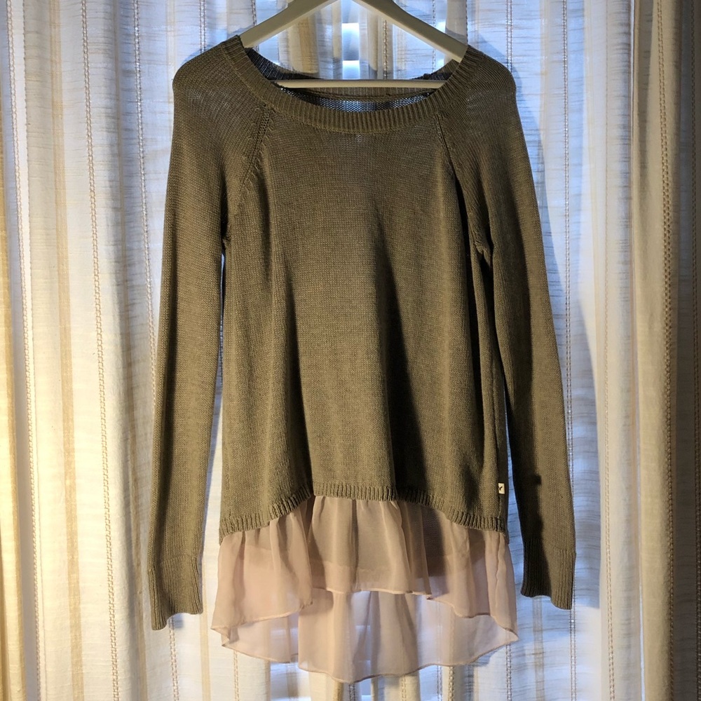 American Eagle Sweater with Layered Bottom